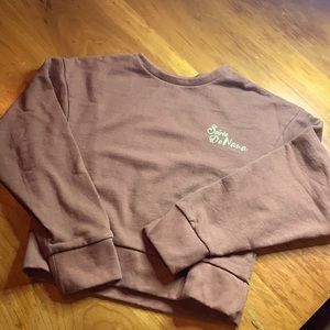 2/$30❤️ NAHA. Muted Rust Cropped Sweatshirt